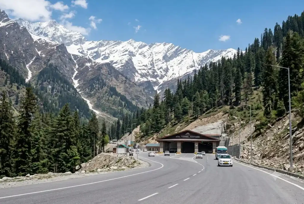 Atal Tunnel Manali Lahaul valley route