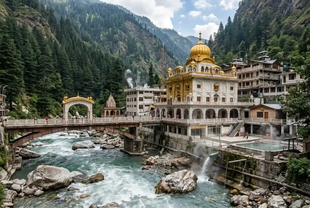 Manikaran Sahib golden gurudwara Parvati Valley