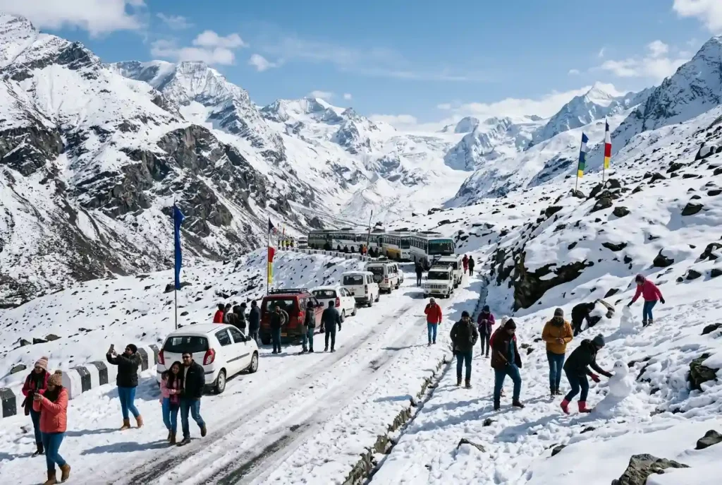Rohtang Pass permit sightseeing Manali