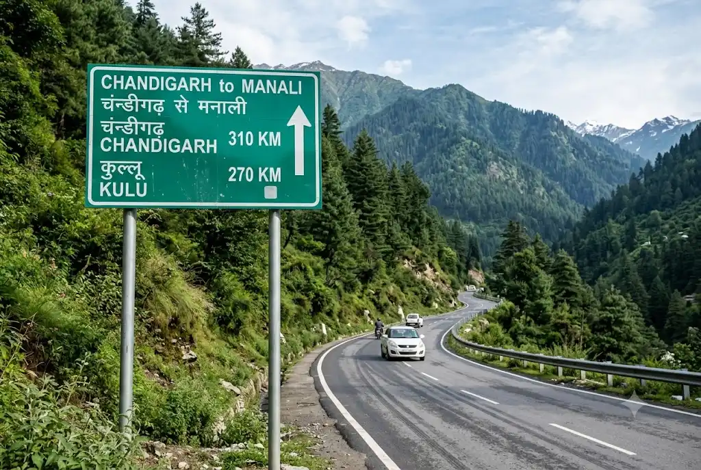 chandigarh-to-manali-road-trip-distance