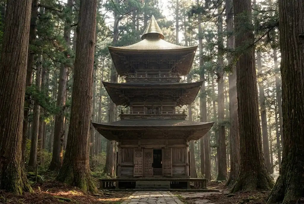 Hidimba Devi Temple Manali wooden pagoda roofs surrounded by deodar forest