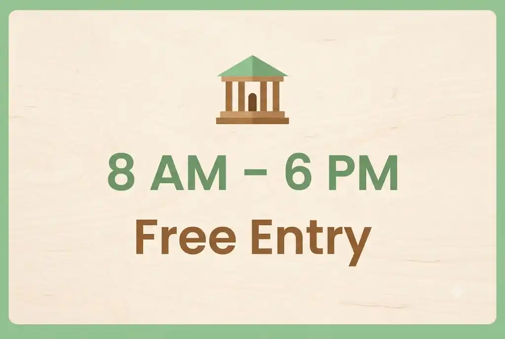 Hidimba temple Manali timings and free entry fee infographic
