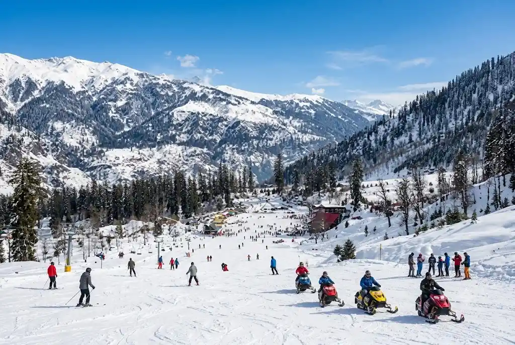 Snow activities in Solang Valley, popular things to do in Manali in winter