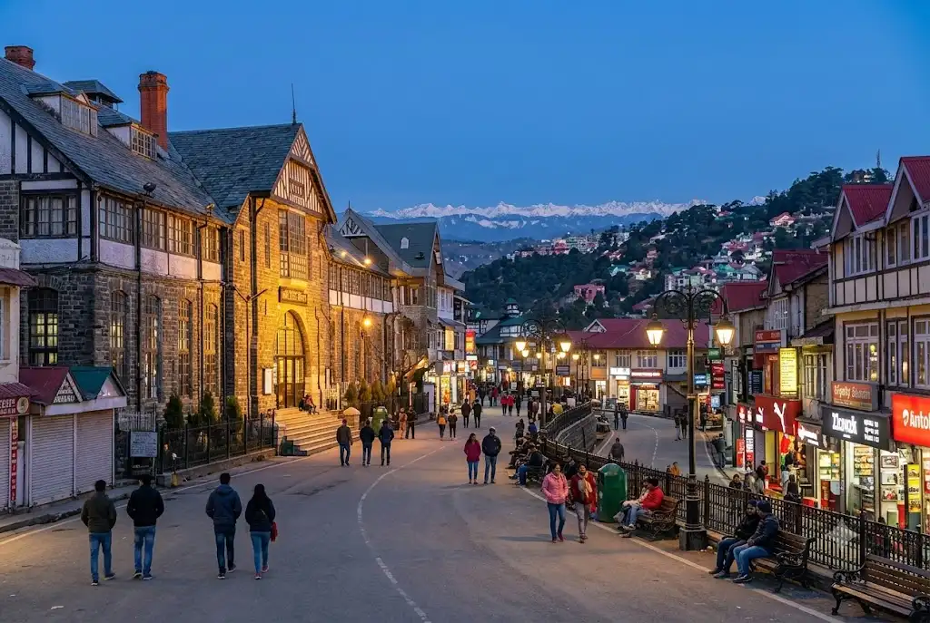 Mall Road and The Ridge Shimla sightseeing