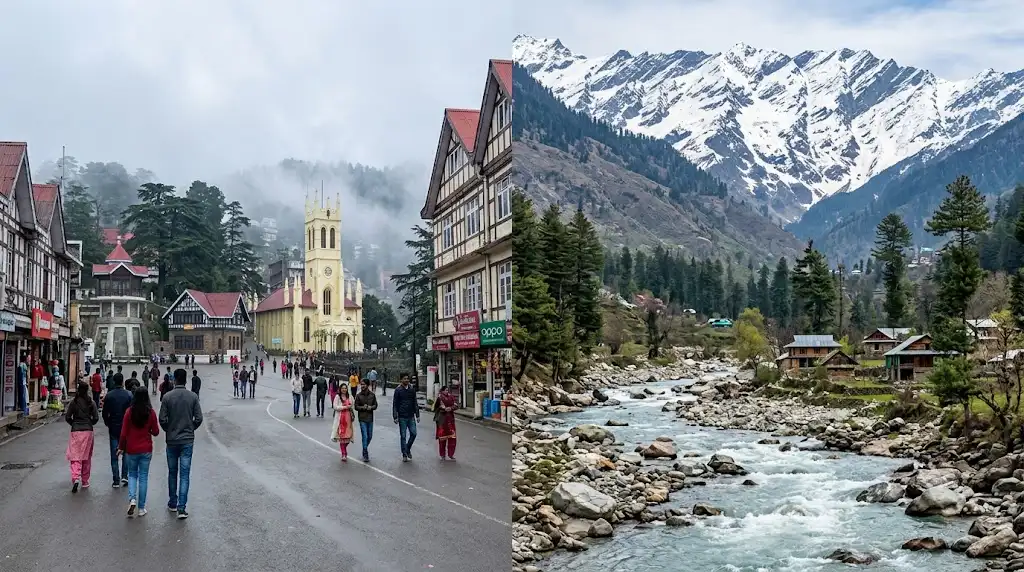 Shimla or Manali hill station comparison guide